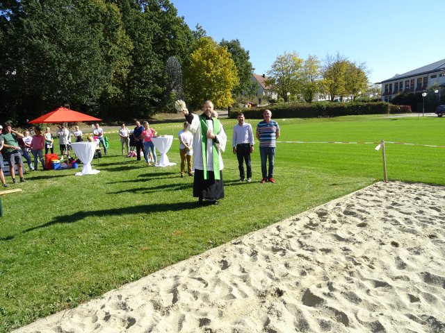 Einweihung Beachvolleyball Einweihung Beachvolleyball