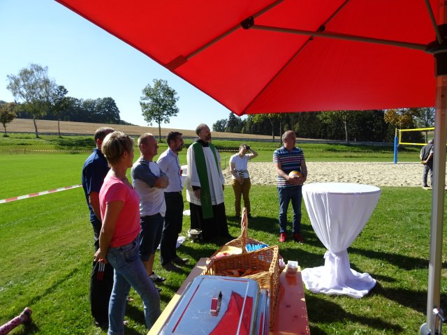 Einweihung Beachvolleyball Einweihung Beachvolleyball