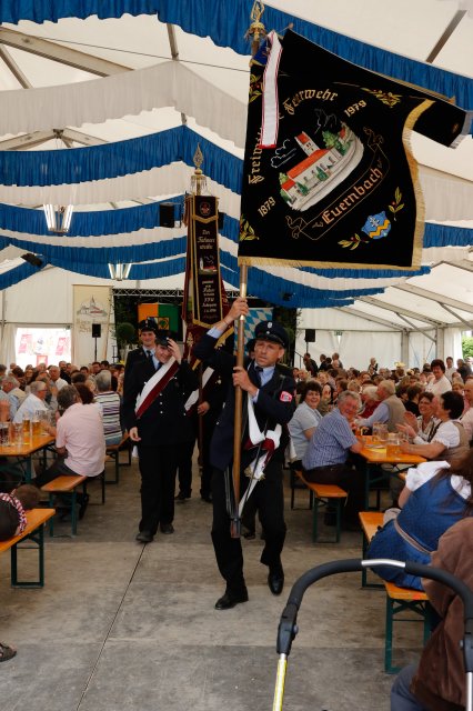 Bürgerfest 2016 Fahnenträger Einmarsch