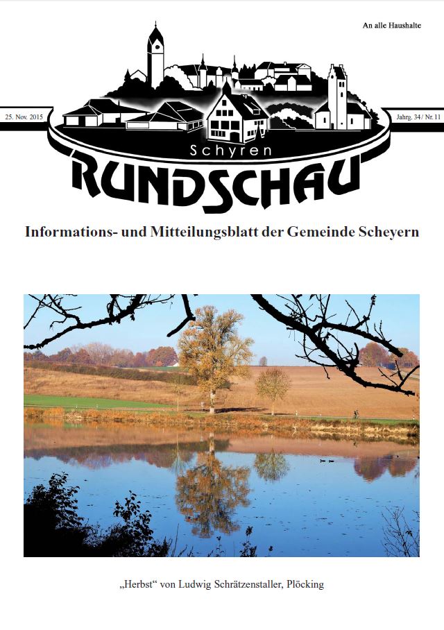 Schyren-Rundschau 11/2015 - 25.11.2015
