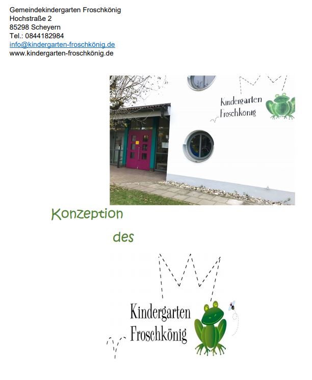 Konzeption Froschkönig