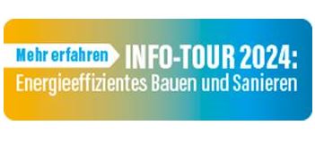 Info-Tour 2024 energieeffiientes Bauen und Sanieren - Logo