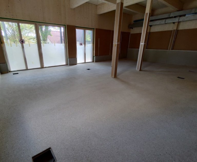 2023 - Neubau - Innenausbau Bodenbelagsarbeiten Terrazzo
