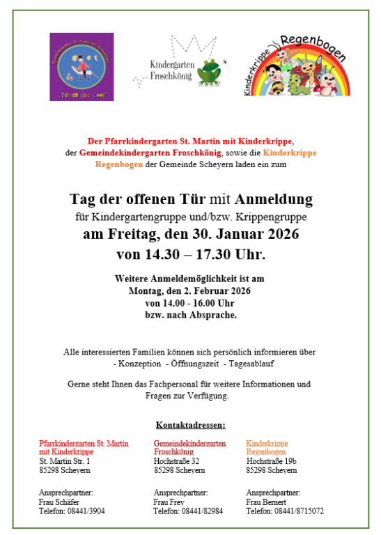 Tag der offenen Tür 2026