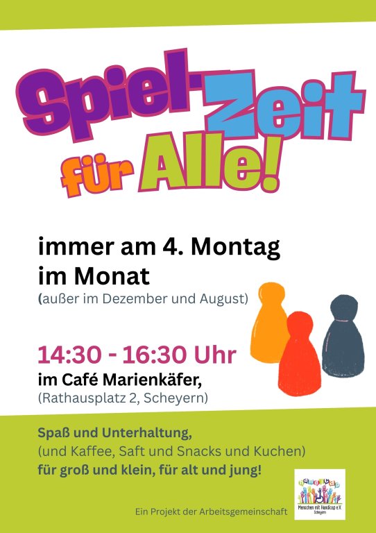 Spiele-Nachmittag für Alle - neu